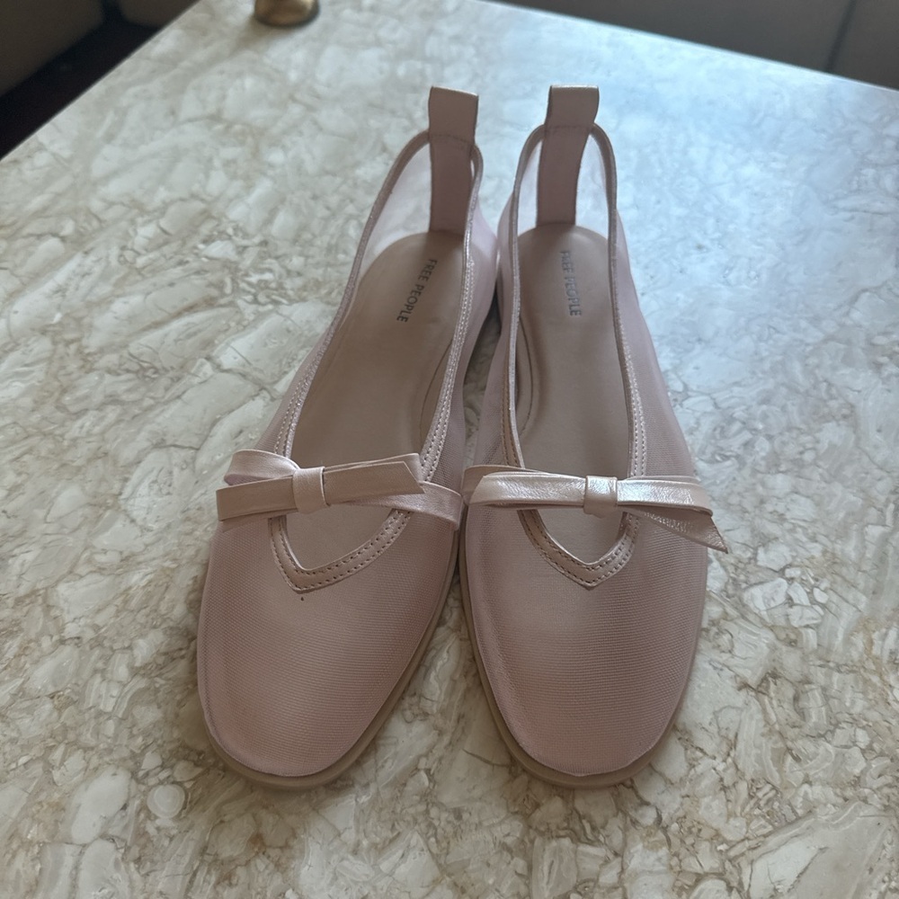 Free People mesh pink ballet flats size 7 - Picture 5 of 5